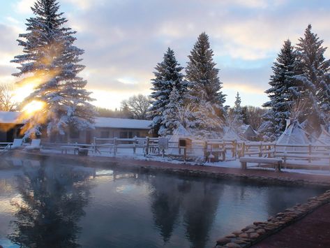 12 U.S. Breweries Where the Views Match the Beer | Condé Nast Traveler Hot Springs Resort, Hot Pools, Western Town, Healing Waters, Continental Divide, Winter Getaway, Spring Resort, Resort And Spa, Spa Offers