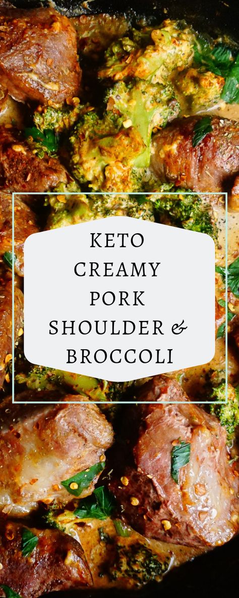 Carb Quick, Pork Dinners, Keto Pork, Broccoli Dishes, Cena Keto, Pork Shoulder Recipes, Keto Breakfasts, Low Carb Pork, Keto Easy