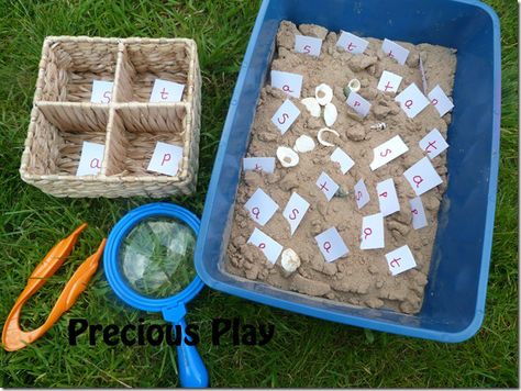 Phonics Phase 2 Activities, Outdoor Phonics Activities, Year 1 English Activities, Outdoor Literacy Ideas Eyfs, Phonics Continuous Provision Eyfs, Phonics Area Eyfs, Satpin Activities, Outdoor Phonics, Rwi Phonics