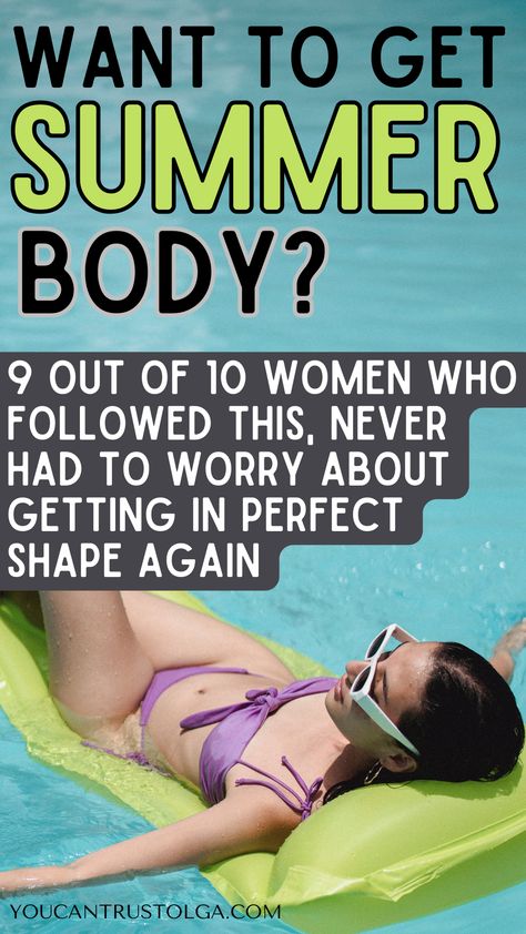 7 Secrets to Perfect Summer Body - all you need to know for getting fit for the summer fast. Getting in better shape and weight loss for women can be challenging, but the perfect bikini body is achievable! summer body workouts plan | summer prep | swimsuit ready | fitness journey and fitness inspo | women health care Perfect Summer Body, Workouts Plan, Kayla Itsines Workout, Summer Body Workout Plan, Summer Prep, Fitness Event, Outdoor Exercises, Summer Body Workouts, Summer Fitness