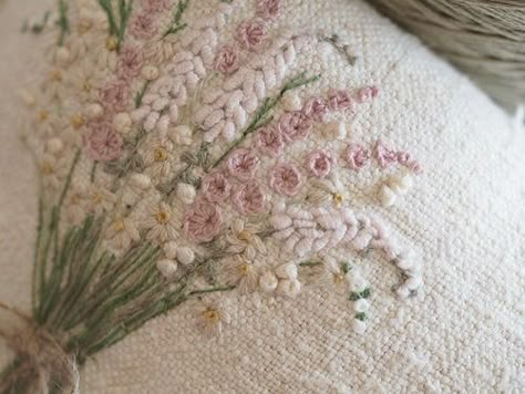 Embroidery Kits — The Stitchery Embroidery Workshop, Hand Printed Linen, Garden Bouquet, Hand Embroidery Kits, Brazilian Embroidery, 자수 디자인, Silk Ribbon Embroidery, Hand Embroidery Art, Embroidery Kit