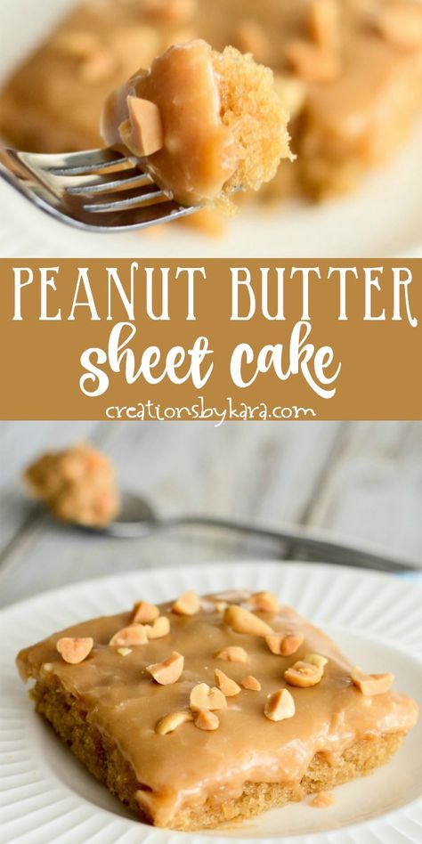 Homemade Icing, Peanut Butter Sheet Cake, Peanut Butter Icing, Cake Homemade, Butter Cake Recipe, Peanut Recipes, Butter Icing, Peanut Butter Cake, Sheet Cake Recipes