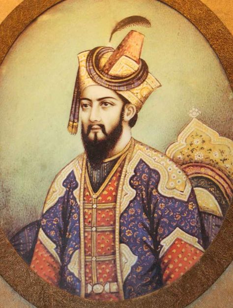 Humayun, was the second emperor of the Mughal Empire, who ruled over territory in what is now Afghanistan, Pakistan, and parts of northern India from 1531–1540 and again from 1555–1556. King Of India, Delhi Sultanate, Humayun's Tomb, Red Fort, Mughal Paintings, Mughal Empire, History Of India, Persian Culture, Photo Frame Gallery