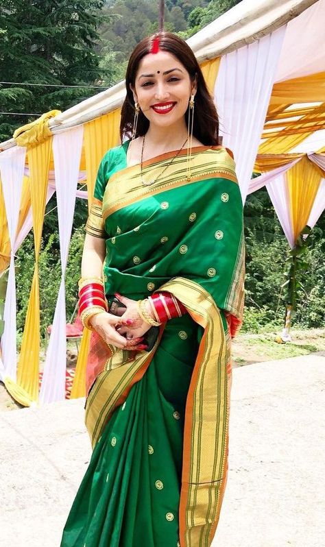 Yami in saree