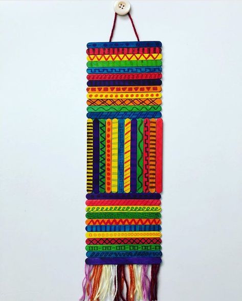 Paddle Pop Stick Craft, Pop Stick Craft, Popsicle Stick Art, African Doll, Popsicle Stick Crafts For Kids, Popsicle Art, Paddle Pop, Cultural Crafts, School Carnival