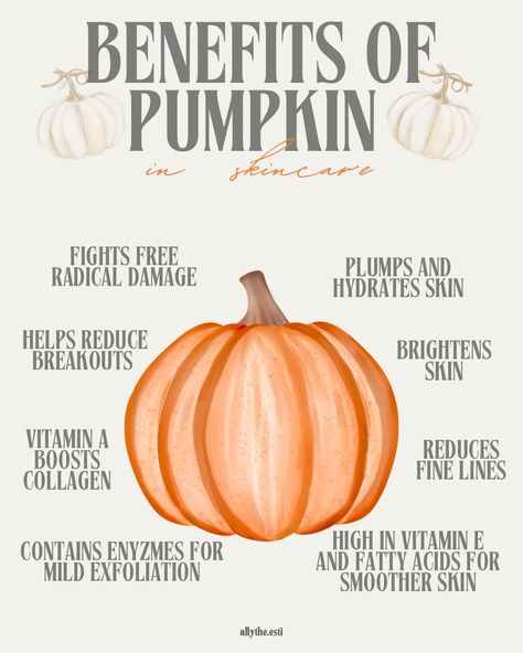 Embrace the glow of fall with pumpkin-infused skincare! 🍂🎃 Rich in vitamins and antioxidants, it's the perfect treat for radiant skin! #PumpkinGlow #FallSkincare #thespakearney #kearneynebraska #facial #thespaestheticsandmassage #kearney #estheticianlife #esthetics #facials #esthetician #facialskincare #facialtreatment #kearneyesthetician #skincare #skin #kearneynebraskaskincare #nebraskaskincare #nebraskaskin #nebraskaskinspecalist Fall Facial Promotions, Halloween Facial Specials, Thanksgiving Esthetician Post, Thanksgiving Skincare Posts, Thanksgiving Esthetician, Fall Skincare Tips, Fall Esthetician Posts, Esthetician Curriculum, Halloween Esthetician