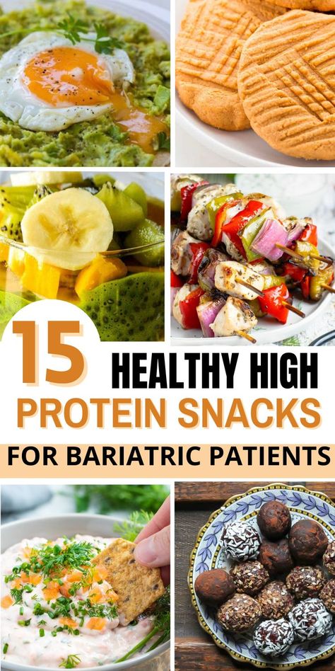 If you have recently had gastric bypass surgery and are looking for healthy snacks to eat, then you need these recipes! These are the best high-protein snacks for people who have had weight loss surgery.Gastric Bypass Snacks.Protein Snacks Recipes.Gastric Bypass Recipes.Healthy High Protein Snacks.Healthy High Protein Snacks Gastric Bypass Sleeve Liquid Diet Ideas, Gastric Bypass Sleeve Post Op Liquid Diet, Caloric Bypass Diet, Bypass Surgery Diet Recipes, Gastric Bypass Pouch Reset Diet, Bariatric Snack Recipes, Post Op Bariatric Recipes Liquid Diet, Gastric Bypass Snack Ideas, Gastro Bypass Recipes