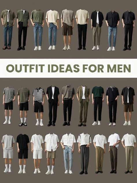 Simple Aesthetic Clothes Men, Men Drip Outfits Summer, Types Of Fashion Styles Men, Outfit Cowo Simple, Simple Male Outfits, Male Dressing Styles, Outfit Cowo Casual, Preppy Male Outfits, Simple Outfits For Men