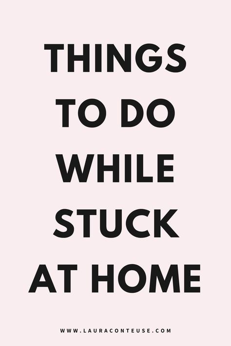 Explore fun things to do alone at home. This post shares ideas on what to do when bored in your room, with fun activities to do alone at home. Discover the best hobbies to do when bored & fun activities for adults when bored. Find happy things to do alone and things to do while stuck at home that lift your spirits. From a list of hobbies to try at home to a list of things to do by yourself, these fun indoor activities for adults also include personal growth tips to make solo time fulfilling. Stay At Home Bucket List, Free Things To Do By Yourself, Free Things To Do At Home, Things To Do When Your Home Alone, Things To Do When Bored List, Things To Do In Free Time, Things To Do When Home Alone, Fun Activities To Do At Home, Things To Do By Yourself At Home