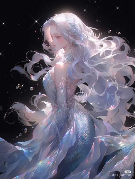 Anime Mermaid Female, Siren Anime, Mermaid Anime, Characters From Movies, Anime Mermaid, Fantasy Mermaids, Fantasy Mermaid, Anime Show, Instagram Cartoon