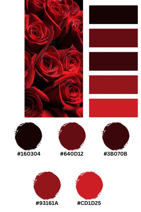 Maroon And Brown Color Palette, Red Hex Code Palette, Valentines Color Palette Hex Codes, Canva Color Palette Codes Red, Gray And Red Color Palette, Red Canva Elements, Maroon Colour Palette, Red Hex Codes, Red Color Palette Colour Schemes