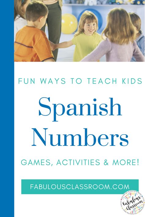 Homeschool Foreign Language, Basic Spanish, Spanish Numbers, Study Spanish, Spanish Lesson Plans, Teachers Resources, Spanish Teaching Resources, Teaching Numbers, Spanish Learning