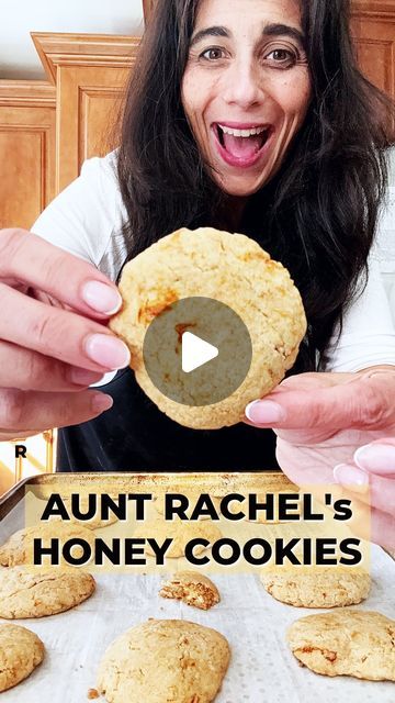 Sarah M Lasry - EASY RECIPES  & TRAVEL on Instagram: "Aunt Rachel’s Honey Cookies

Seriously sooo much better than a HONEY CAKE! Trust me on this! 

This has been my Rosh Hashanah tradition every year for the last 28 years and it’s something I look forward to making every single time. 

Until this year Tunie always helped me make them, it was HER job. Super easy for kids to do because it’s a one bowl recipe! 

RECIPE: 
4 cups flour 
1 tsp. Baking soda
1 tsp. Baking powder 
1 tsp. Cinnamon 
Pinch of salt 
1 1/4 cup sugar 
1/2 cup oil 
1/2 cup honey 
3 large eggs 

Throw everything into a bowl and use your spatula just to mix everything together. 
Then use gloves hands to mix the cookie dough well, don’t over mix. 
You want the dough to stick together when you press it into a ball. 
If your Rosh Hashanah Honey Cookies, Yom Teruah, Honey Cookies, Rosh Hashana, Brick Oven, Honey Cake, Italian Cookies, Joy Of Cooking, Jewish Recipes