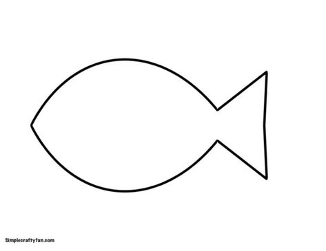 Free Printable Fish Outlines and Templates - Fish Shapes Free Printable, Free Printable Fish Pictures, Fish Applique Pattern Free Printable, Fish Stencil Templates Free Printable, Fish Outline Printable Free, Felt Fish Pattern Free Templates, Fish Templates Free Printable, Fish Art Activities, Free Fish Printables