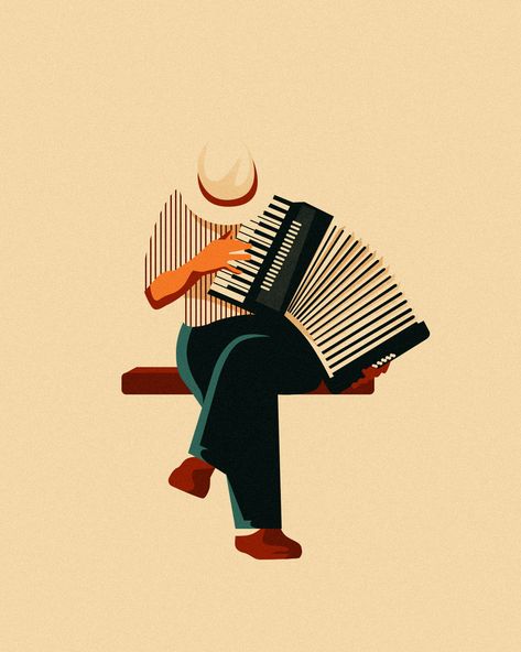 Dreamy Illustrations by Domagoj Šokčević Arte Jazz, Markus Zusak, Music Festival Poster, Music Illustration, Creative Illustration, Arte Pop, Illustration Character Design, Art Graphique, Graphic Design Posters