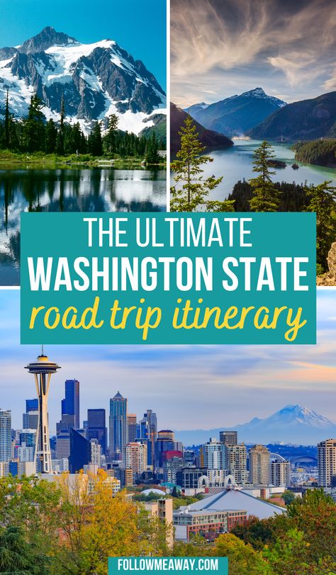 Washington State Vacation Ideas, Washington State National Park Road Trip, Washington State Travel Itinerary, Washington State Road Trip Itinerary, Washington State Itinerary, Things To Do Washington State, Washington Oregon Road Trip, Washington Coast Road Trip, Washington National Parks Road Trip