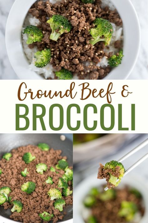 Ground Beef and Broccoli that is full of flavor and comes together in minutes. Use ground beef and Korean-inspired sauces and spices to create this easy weeknight dinner. Ground Beef And Broccoli Recipe, Hamburger Broccoli Recipes, Korean Beef And Broccoli, Beef With Broccoli Recipe, Beef With Broccoli, Ground Beef And Broccoli, Easy Beef And Broccoli, Broccoli Dishes, Broccoli Recipe