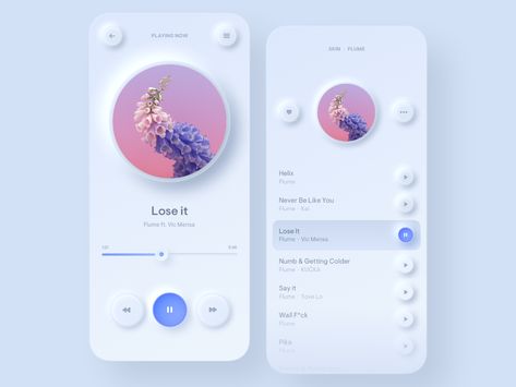 ☀️ Light Mode ☀️ Simple Music Player by Filip Legierski for Riotters on Dribbble Ui Ux Design Trends, Application Ui Design, Desain Ux, Design De Configuration, Ux Trends, Mobil Design, To Do App, Ux Design Trends, Interaktives Design