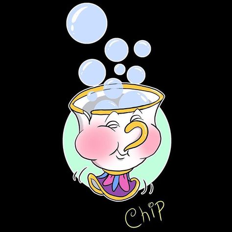 Chip - Beauty and the Beast #kakunat #chip #cup #beautyandthebeast #disney #bubbles #funny #digitalart #sketch #draw #drawing #art #artist… Chip Beauty And The Beast, Fandom Tattoos, Beauty And The Beast Tattoo, Hero Crafts, Disney Camping, Disney Sleeve, Bubble Pictures, Chip Art, Disney Paintings