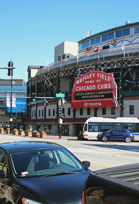 Wrigley Field Chicago Cubs Chicago Wrigley Field, Travel Illinois, Illinois Photography, Wrigley Field Chicago, Middle America, Chicago Cubs Fans, Chicago Trip, Alberta Travel, Mlb Stadiums