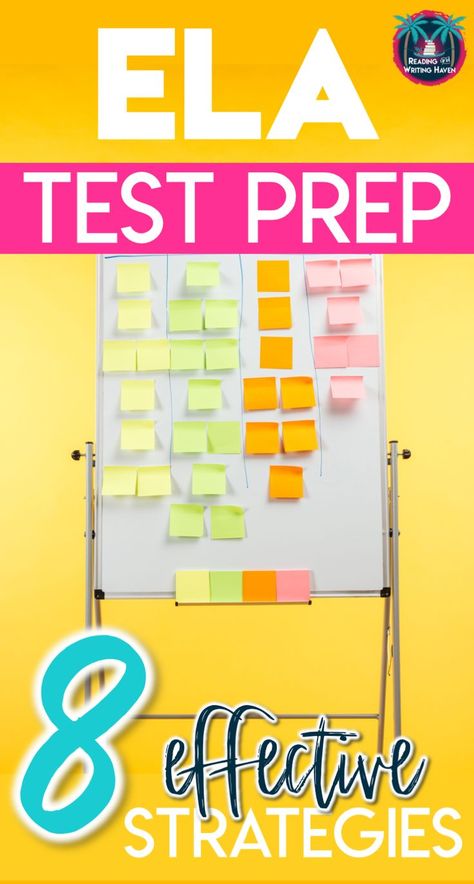 Make ELA test prep manageable, meaningful, and engaging with these strategies for older students #TestPrep #MiddleSchoolELA #HighSchoolELA Act English Prep, Test Prep Fun, State Testing Prep, Test Prep Strategies, High School English Lessons, Educational Therapy, Test Prep Activities, Reading Test Prep, Assessment Strategies