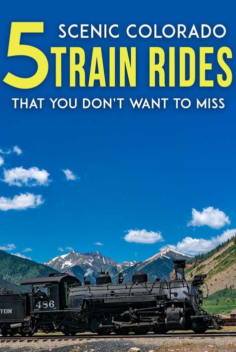 Train Rides In Colorado, Colorado Train, Heber Valley Railroad, Train Travel Usa, Weekend Road Trip, Scenic Train Rides, Holiday Train, Scenic Railroads, Train Tour