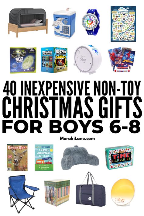 Christmas Ideas For 6 Year Boy, Non Toy Christmas Gifts For Boys, Christmas Gifts For Kids Who Have Everything, Christmas Gifts For 6 Year Boy, No Toy Gifts For Kids, No Toys Christmas Gifts, Christmas Ideas For Kids Gifts, Experience Christmas Gift Ideas, No Toy Christmas For Kids