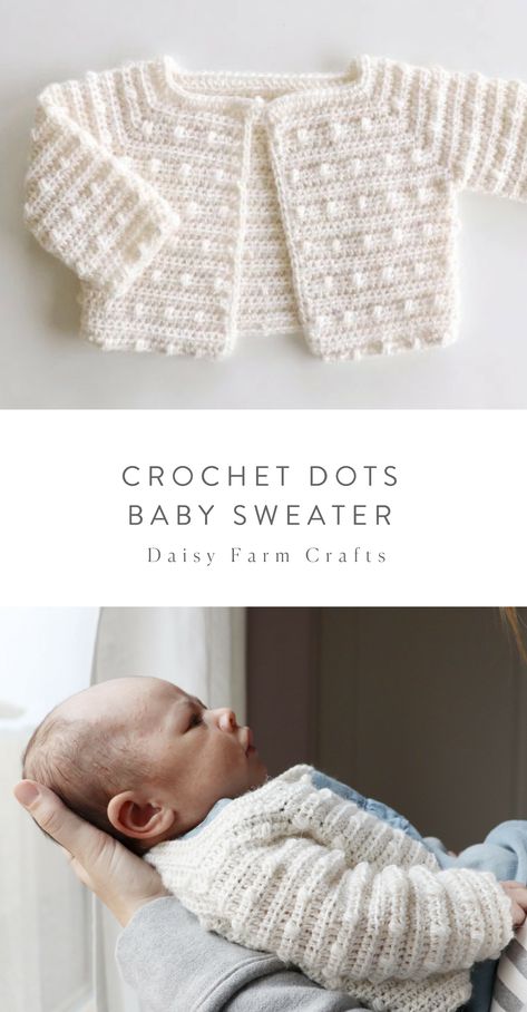 Crochet Baby Sweater Pattern, Crochet Baby Jacket, Crochet Baby Sweaters, Cardigan Bebe, Crochet Friends, Crochet Baby Sweater, Baby Sweater Patterns, Crochet Baby Cardigan, Pull Bebe