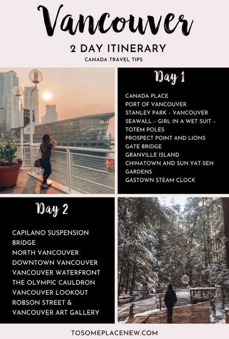 Best 2 days in Vancouver Itinerary - Vancouver Canada travel guide - Get the Vancouver things to do in 2 days for summer and winter, including travel tips and city guide. Visit Capilano Suspension Park, Gastown, Stanley Park, Gas Town and so much more #vancouver #vancouvercanada Vancouver Itinerary, Vancouver Things To Do, Vancouver Vacation, Vancouver Hotels, Stanley Park Vancouver, Visit Vancouver, Vancouver Travel, Canada Travel Guide, Granville Island