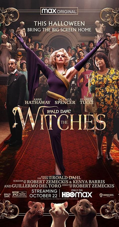 The Witches (2020) - IMDb The Witch Movie, Robert Zemeckis, Halloween Films, New Disney Movies, The Karate Kid, Film Trailer, Stanley Tucci, Night Film, Film Horror