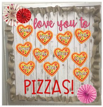 Valentines Pizza, Toddler Bulletin Boards, February Bulletin Boards, Valentine Bulletin Boards, Valentine Pizza, Pinterest Valentines, Valentines Day Bulletin Board, Roses Valentine, Cute Bulletin Boards