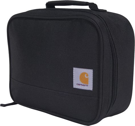 Carhartt Deluxe Dual Compartment Insulated Lunch Cooler Bag, Black & Insulated 4 Can Lunch Cooler, Black, One Size Carhartt Backpack, Food Containers Lunch, Lunch Pail, Canvas Travel Bag, Best Lunch Bags, Lunch Cooler, Small Stuff, Insulated Lunch Box, Cat Bag