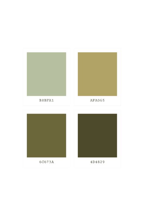 Olive Green Swatch, Olive Gold Color Palette, Olive Green Hex Code, Olive Green Branding, Army Green Color Palette, Olive Green Palette, Olive Color Palette, Olive Green Color Palette, Olive Aesthetic