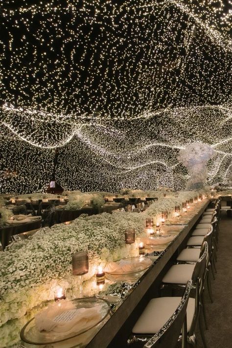 Winter Wedding Centerpieces, Starry Night Wedding, Dream Wedding Reception, Dream Wedding Decorations, Celestial Wedding, Dream Wedding Venues, Silvester Party, Wedding Set Up, Future Wedding Plans