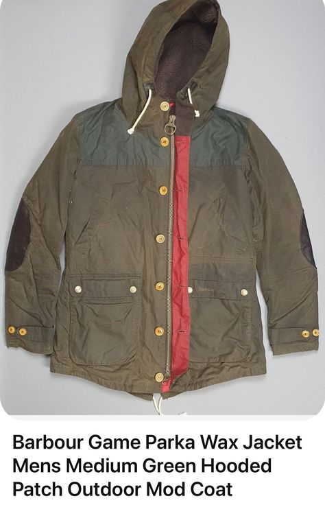 Wax Jacket, Wax Jackets, Waxed Cotton, Drawstring Waist, Hooded Jacket, Parka, Olive Green, Mens Jackets, Overalls