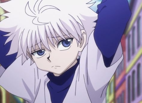 How To Decorate, Hunter X Hunter, An Anime, White Hair, Anime Character, Wood, Hair, Anime, Blue