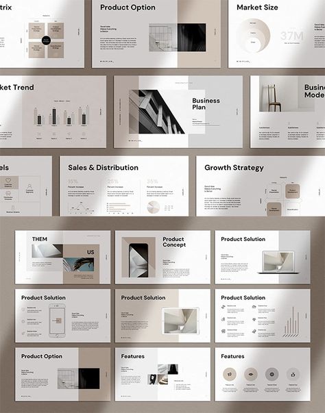 Business Plan Presentation Design, Architecture Profile, Construction Symbols, Business Plan Layout, Business Plan Design, Canva Powerpoint, Booklet Layout, Sales Kit, Business Plan Powerpoint