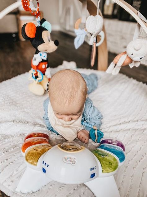 Tummy Time Must-Haves 7 Of Our Favorite Tummy Time Toys Tummy time take a lot of our time during the day. Some babies love it, some babies ... Best Tummy Time Toys, Tummy Time Toy, Strong Neck, Christmas Ads, Tummy Time Toys, Santa Writing, Baby Tummy Time, Neck And Shoulder Muscles, Tummy Time Mat