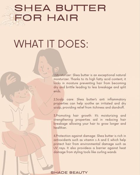 Shea butter has a laundry list of benefits for hair and here are some. Additionally, it can be used on both curly and straight hair….. What’s that one hair product you can’t do without? #sheabutter #niloticasheabutter #organicproducts #shadebeauty #shadesheaclan Shea Butter Hair Benefits, Whipped Shea Butter For Hair, Indian Hair Oils, Shea Butter For Hair, Curly And Straight Hair, Shea Butter Benefits, Shea Butter Hair, Laundry List, Food Motivation