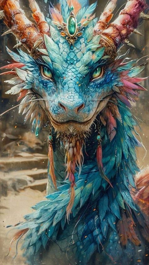 Tiamat Dragon, الفن الرقمي, Dragon Dreaming, Mythical Creatures Fantasy, Mythical Dragons, Dragon Artwork Fantasy, Cool Dragons, Dragon Sculpture, Dragon Illustration