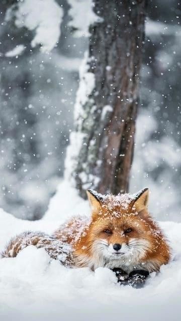 Sony Fx3, Fox In Snow, Canon Selphy, Beautiful Winter Pictures, Heavy Snowfall, Fox Pictures, 401k, Trending Pins, Winter Animals