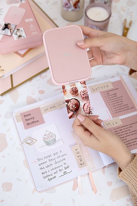 Introducing the brand new Canon IVY 2 Mini Photo Printer in Blush Pink Blush Pink Office, Mini Photo Printer, Canon Ivy, Small Printer, Handmade Bookmarks Diy, Mini Printer, Gift Inspo, Dream Gift, Bullet Journal Lettering Ideas