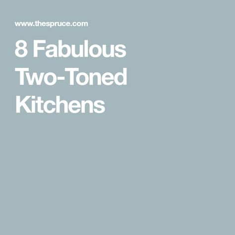 8 Fabulous Two-Toned Kitchens Glossy Kitchen Cabinets Modern Acrylic, Kitchens With Two Color Cabinets, Two Toned Painted Kitchen Cabinets, Kitchen Cabinet Color Combination Ideas, Two Toned Countertops In Kitchen, Two Tone Kitchen Cabinets Color Combinations Colour Palettes, Two Toned Kitchens, Two Tone Kitchen Cabinets Ideas, Painted Lower Kitchen Cabinets