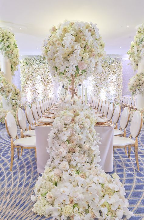 The Savoy London, Savoy London, Karen Tran, Opulent Wedding, Wedding Reception Design, Dream Wedding Decorations, Wedding Table Flowers, Bride Magazine, Reception Design