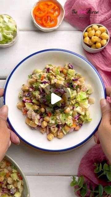 Jalpa Gada on Instagram: "CRUNCHY CABBAGE CHICKPEA SALAD 

Say hello to your new go-to salad! 🥗 This Crunchy Cabbage Chickpea Salad is loaded with protein, flavor, and texture. Packed with crisp veggies, chickpeas, and a tangy dressing, it’s a perfect quick meal or side dish. Ideal for busy days when you need something nourishing in minutes!

INGREDIENTS 
* Cabbage 3/4 Cup
* Chick pea 1/2 cup
* Cucumber 1/4 cup
* Onions 1/4 cup
* Bell peppers 2 tbsp
* Salt to taste 
* Olive oil 2 tbsp
* Mustard 2 tsp
* Chilli garlic paste 2 tsp
* Coriander 2 Tbsp
* Yogurt 1/2 cup
* Garlic 1 tsp

Save this recipe for when you need a tasty, high-protein boost 💪✨

#ThePinkApron #HighProteinMeals #QuickAndEasy #HealthyEating #ChickpeaSalad #CrunchyAndDelicious" Cabbage Chickpea, Chick Pea, Quick Meal, Chickpea Salad, Garlic Paste, Bell Peppers, High Protein Recipes, Quick Meals, High Protein