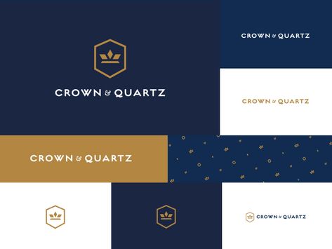 Navy And Gold Branding, Blue Gold Branding, Royal Color Palette, Blue And Gold Palette, Premium Color Palette, Blue And Gold Logo, Royal Colors Palette, Blue And Gold Color Palette, Crown Branding