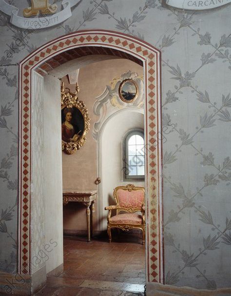 European Decor, French Country Living, Italian Interior, Wall Painting Decor, Throne Room, European Home Decor, French Chateau, French Country House, French Decor