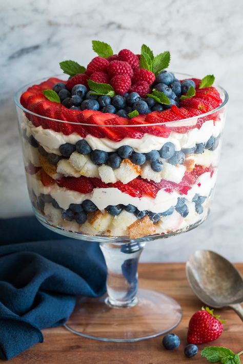 Easy Berry Trifle Recipe, Spaghetti Eis Dessert, Oreo Trifle, Snickers Dessert, Pudding Recept, Trifle Recipes Easy, Easy Trifle, Dessert Crepes, Trifle Dessert Recipes