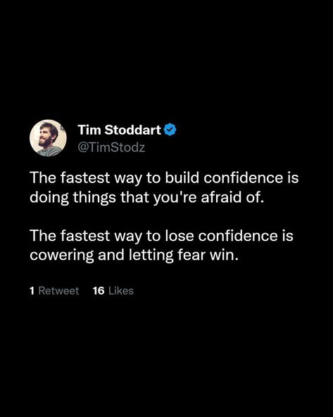 Just do things that you're scared of. You'll probably find that there was nothing to be afraid of, and you'll respect yourself more for facing your fear. Inspirtional Quotes, Reality Of Life Quotes, Personal Growth Motivation, Academic Motivation, Journal Writing Prompts, Respect Yourself, Build Confidence, Note To Self Quotes, Morning Motivation