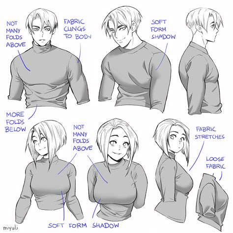 Art Advice, Body Reference Drawing, Poses References, Digital Painting Tutorials, Figure Drawing Reference, Fete Anime, Anime Drawings Tutorials, Drawing Clothes, Anatomy Art